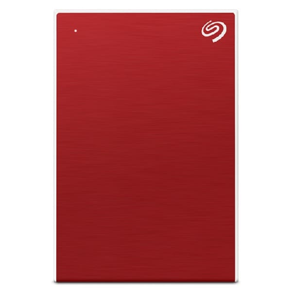 Seagate One Touch 5TB External HDD With Password Protection - Red