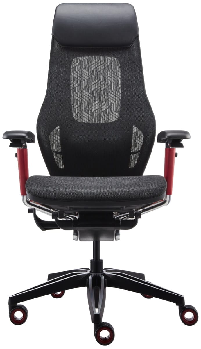 ONEX ROC Premium Ergonomic Gaming/Office Chair - Red/Silver
