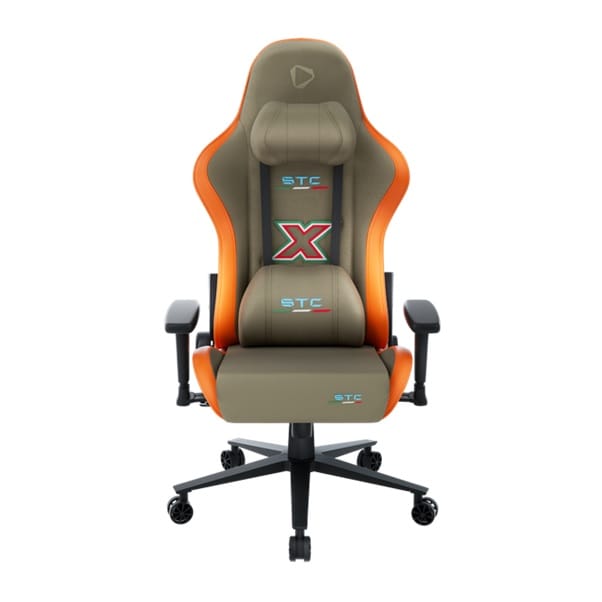 ONEX STC X Alcantara Gaming Chair Sian Green/Orange