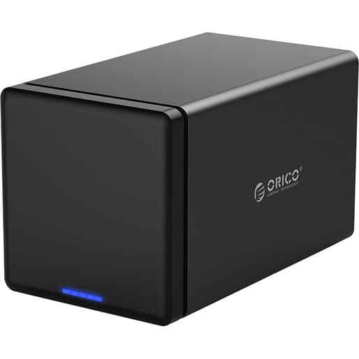 Orico 4-Bay USB-C Hard Drive Enclosure Dock Black