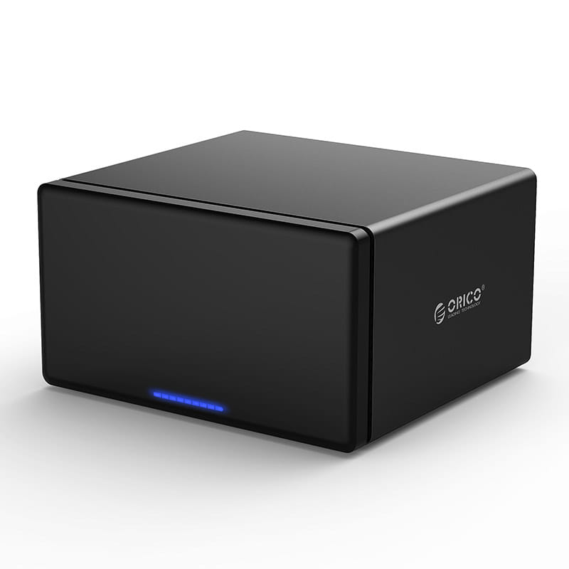 Orico 8-Bay USB 3.0 3.5" Hard Drive Enclosure Dock with Raid - Black