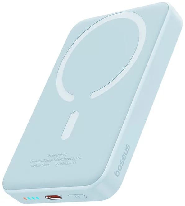 Baseus Magnetic Mini Air Charge 10000mAh Power Bank - Blue