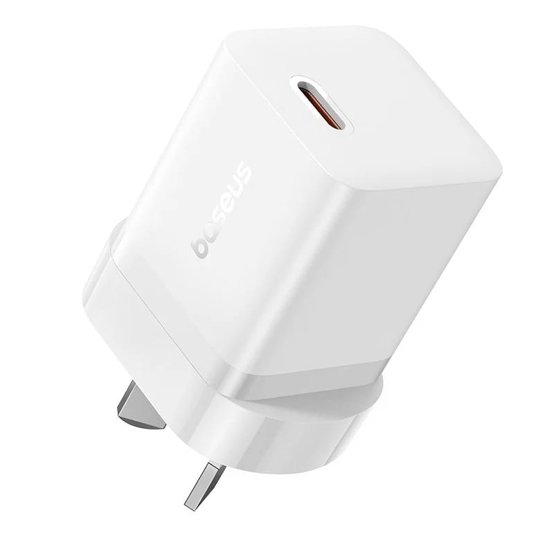 Baseus GaN5 Mini 1C 30W AU Fast Charger - Moon White

