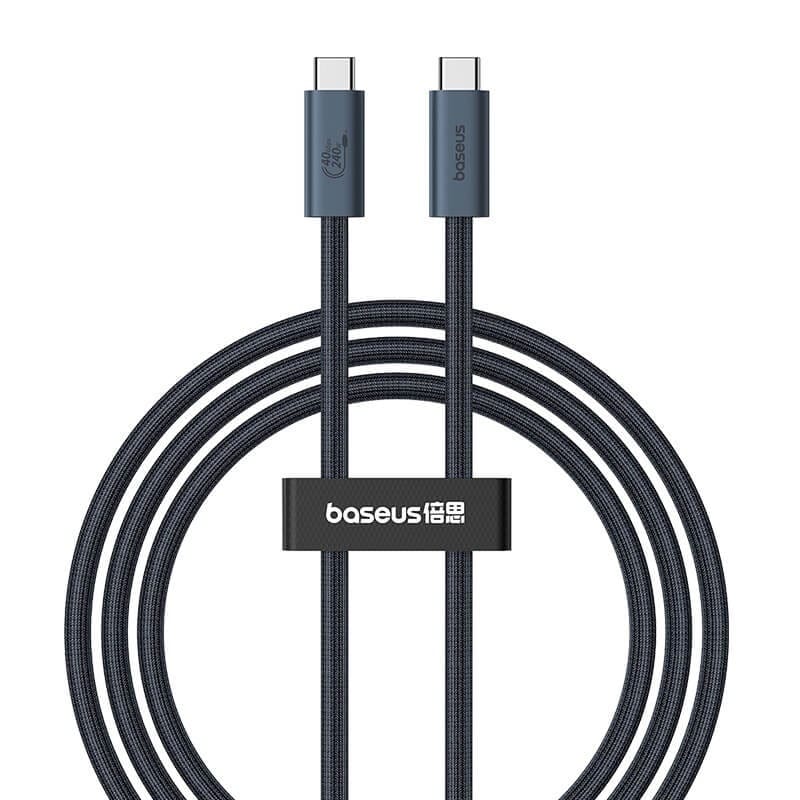 Baseus Flash 2 USB4 Full Featured Data USB-C 1m Cable - Black