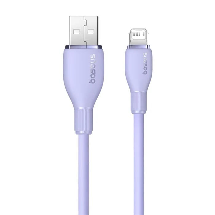 Baseus Pudding Fast Charging USB to iPhone Lightning 2.4A 1.2m Cable - Purple