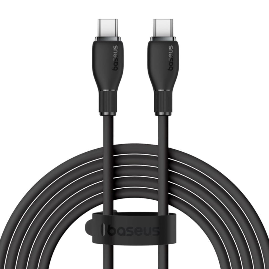 Baseus Pudding Series Fast Charging USB-C 1.2m 100W Cable - Black