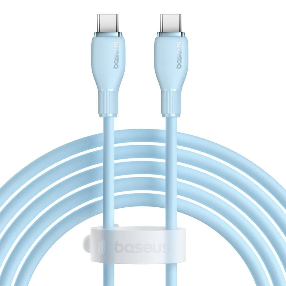 Baseus Pudding Series Fast Charging USB-C 1.2m 100W Cable - Blue