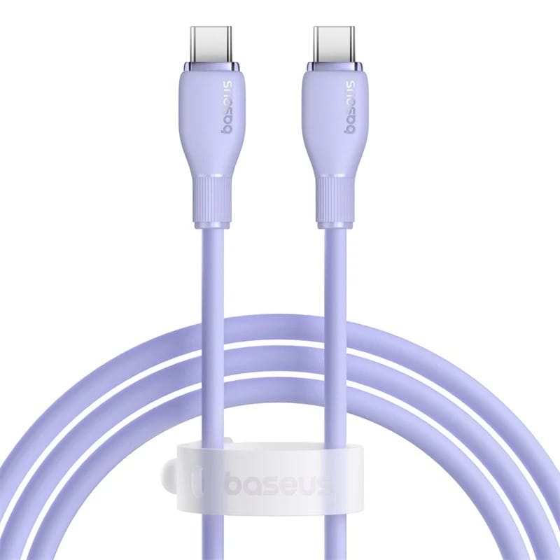 Baseus Pudding Series Fast Charging USB-C 1.2m 100W Cable - Purple