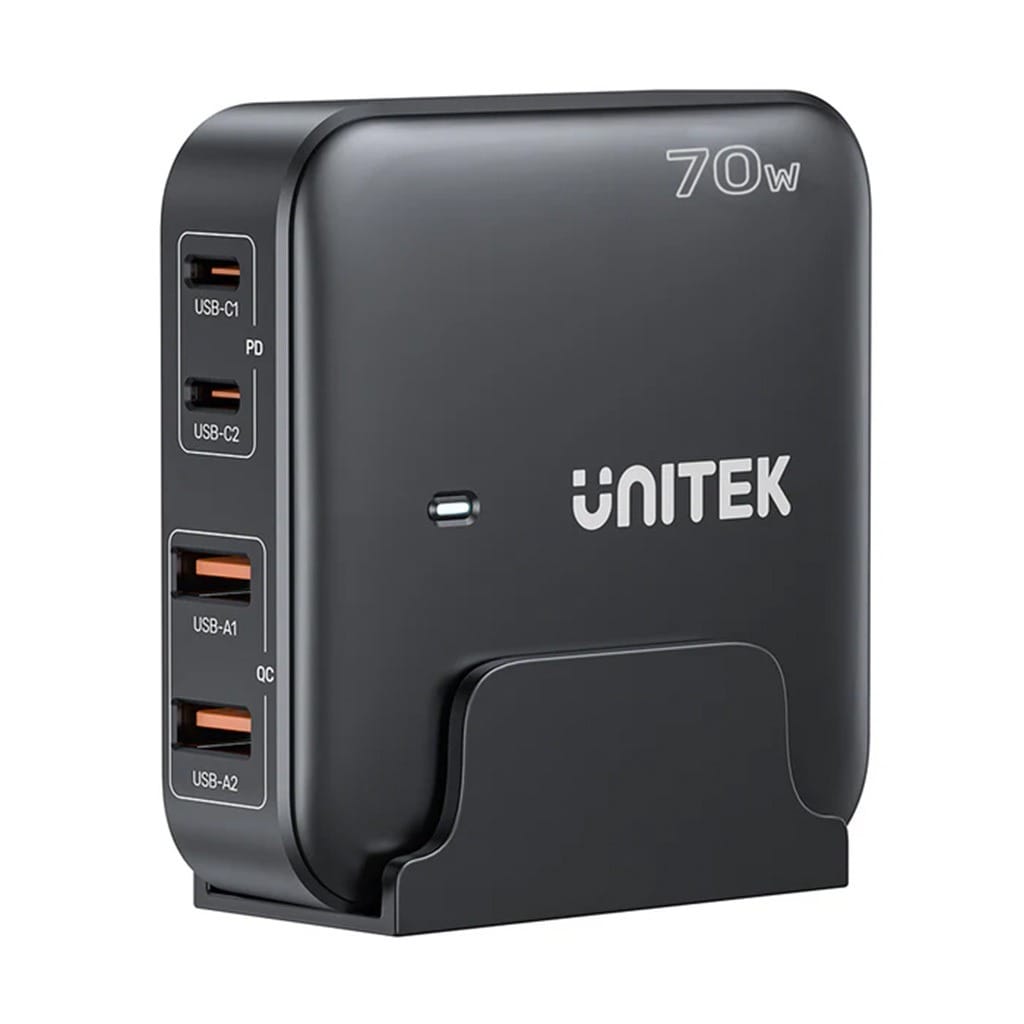 Unitek 70W Desktop GaN Charging Station - Black
