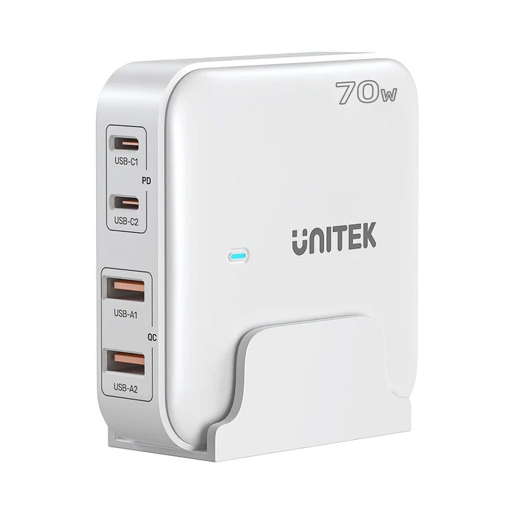 Unitek 70W Desktop GaN Charging Station - White