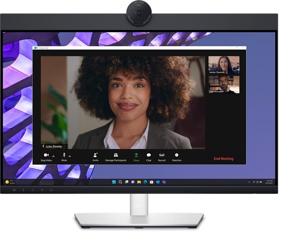 Dell P2424HEB 24" FHD IPS Video Conferencing Height Adjustable Monitor
