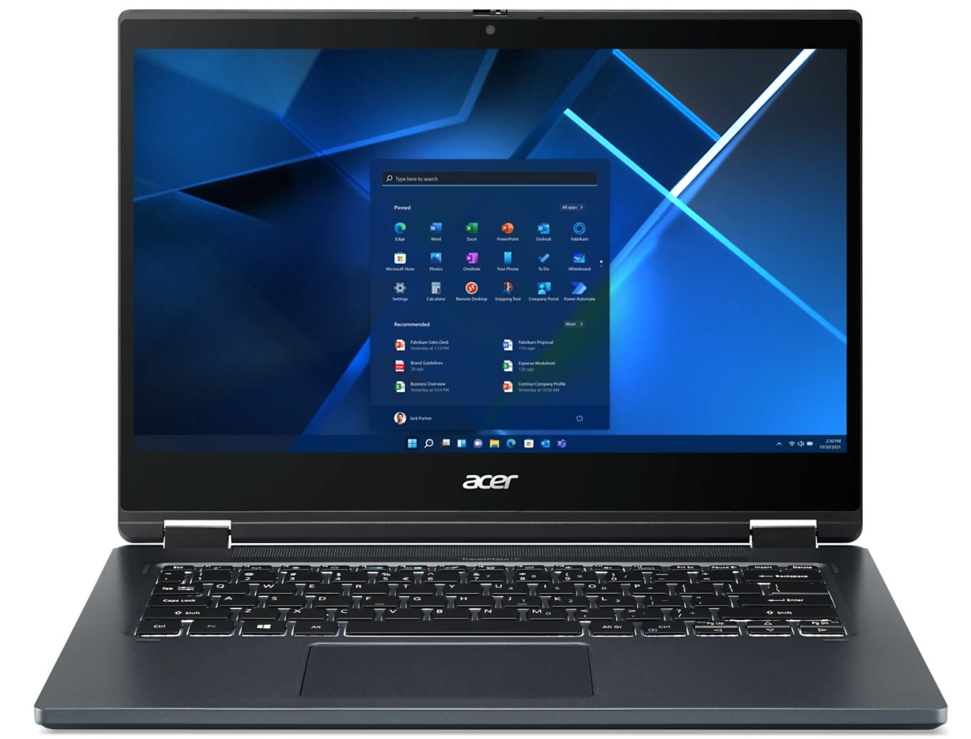 (Manufacturer Refurbished) Acer TravelMate Spin P414, 14" FHD Touchscreen Laptop, i5-1135G7, 8GB RAM, 256GB SSD, Windows 10 Pro