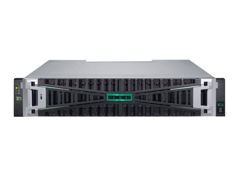 HPE MSA 2070 SFF 2x16Gb FC 4‑Port Controller 12x3.84TB SSD 4x16Gb SFP FC XCVR 46TB Storage Array