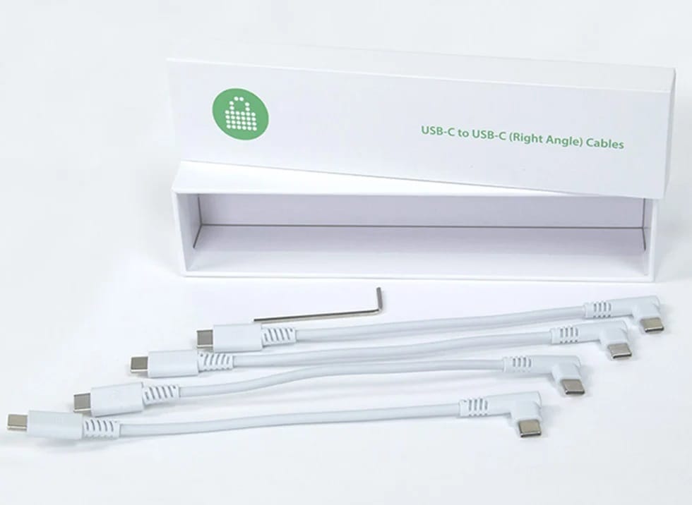 PC Locs USB-C to USB-C 215mm Cables - Set of 4