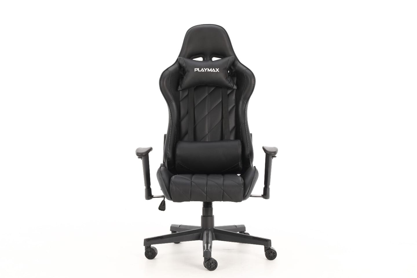 Playmax Elite PU Leather Adjustable Seat Height Gaming Chair Black