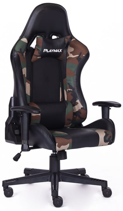 Playmax Elite Fabric Gaming Chair - Jungle Camo
