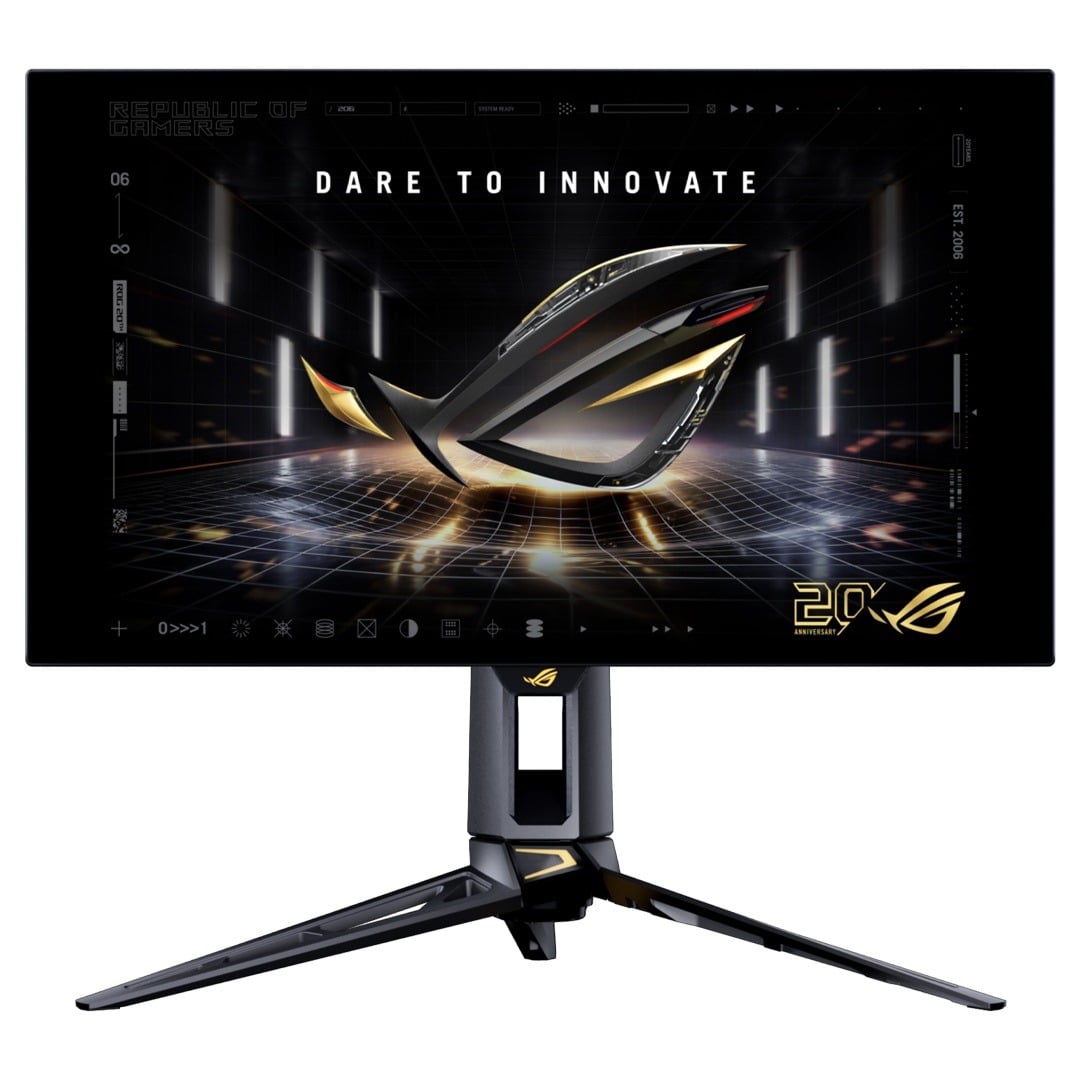 ROG Swift OLED PG27AQWP-G Edition 20 26.5" Dual-Mode (QHD 540Hz / HD 720Hz) 0.03ms G-SYNC Compatible Gaming Monitor
