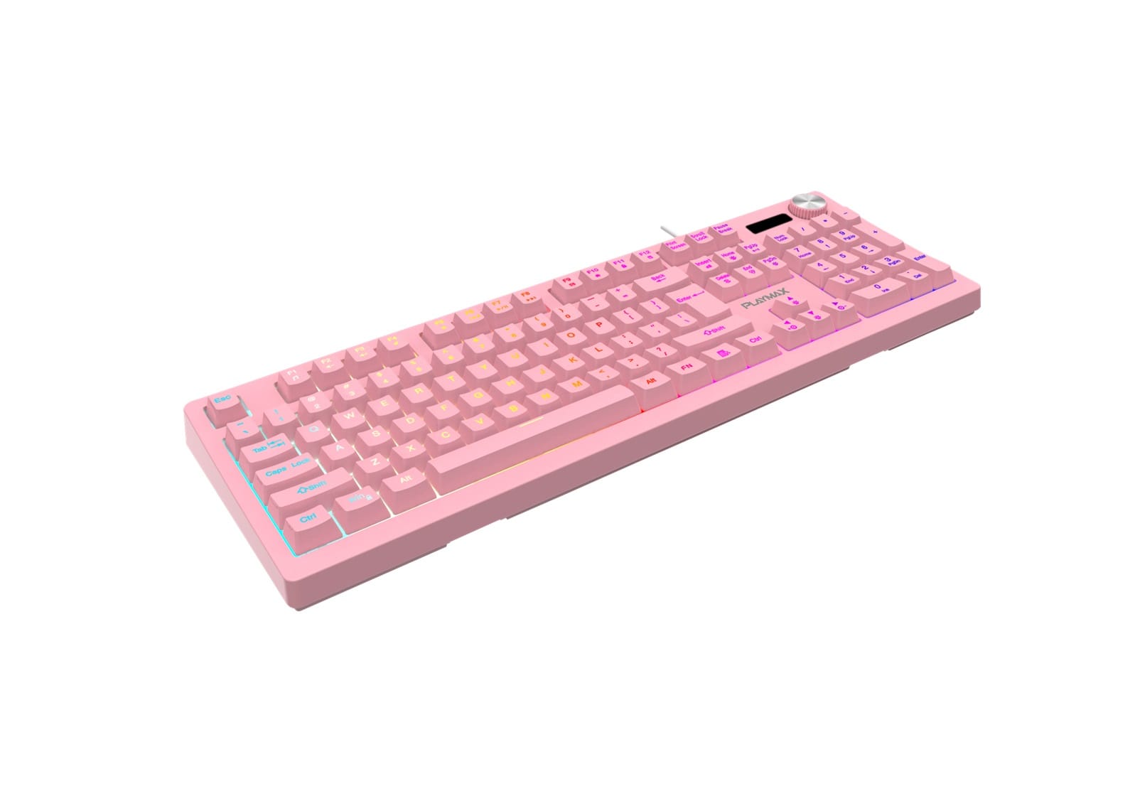 Playmax Taboo RGB Keyboard - Pink