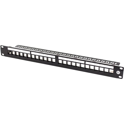 Panel Frame Atch Serveredge 24-Port CAT5E/6/6A Patch Panel Frame