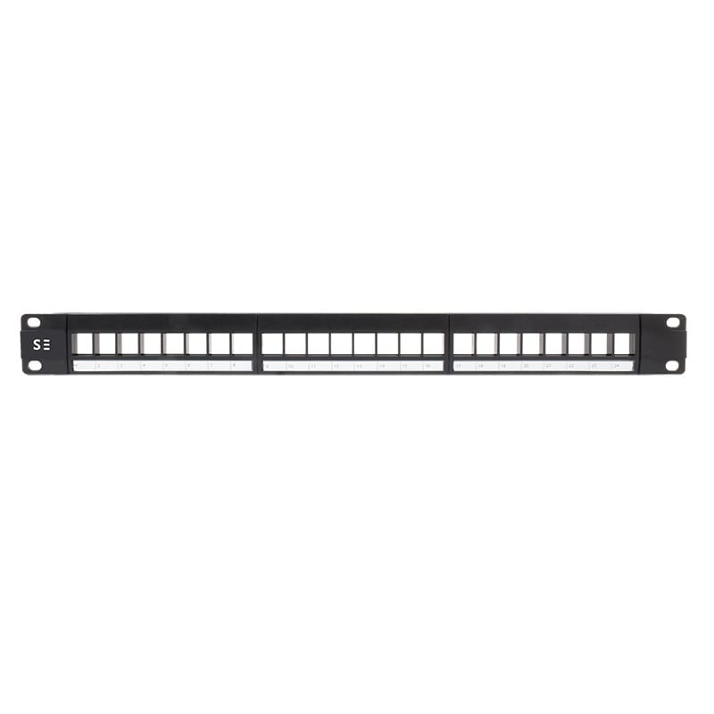 Includes cable managements Bar; 24xunloaded ports