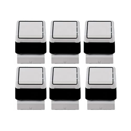 Brother PR4090B6P 40mm x 90mm Black Stamp (Box of 6)