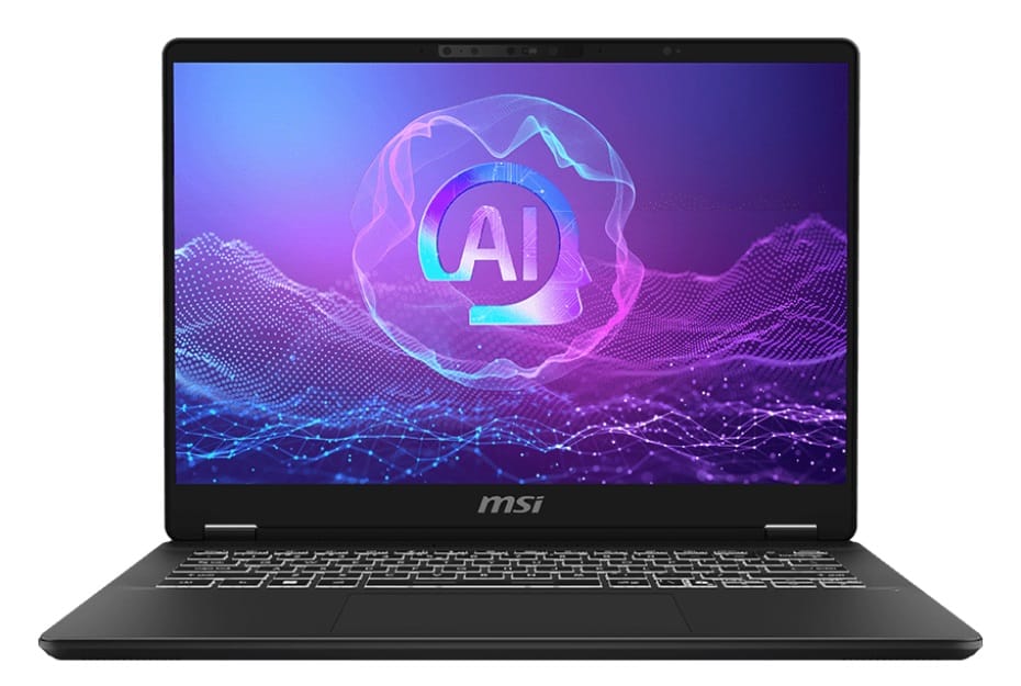 MSI Prestige 14 AI Evo C2HMG 14" FHD+ AI 144Hz Laptop, Ultra 7 255H, 16GB RAM, 2TB SSD, Windows 11 Home