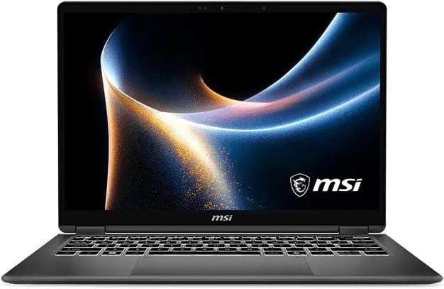 MSI Prestige 14 Flip AI+ D3MTG 14" FHD Touchscreen Laptop, Core Ultra 9-386H , 32GB RAM, 8TB SSD, Windows 11 Home - Platinum Gray