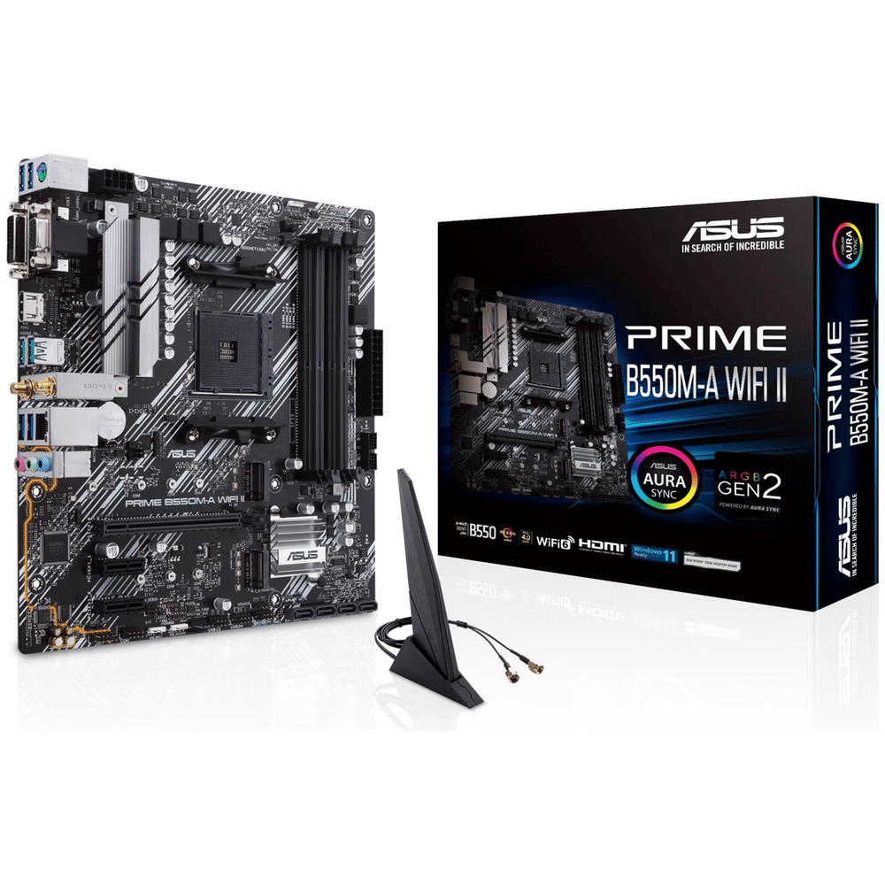 Asus Prime-B550M-A-WIFI-II Gaming Motherboard

