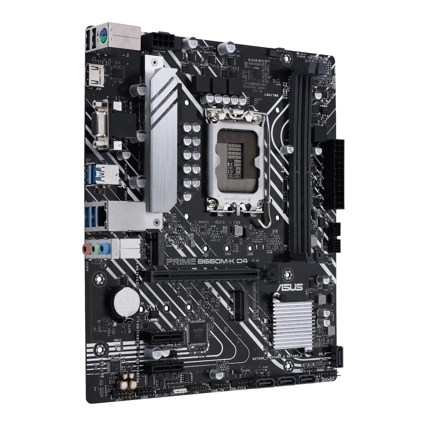 (Refurbished) Asus PRIME B660M-K LGA 1700 Micro-ATX Motherboard