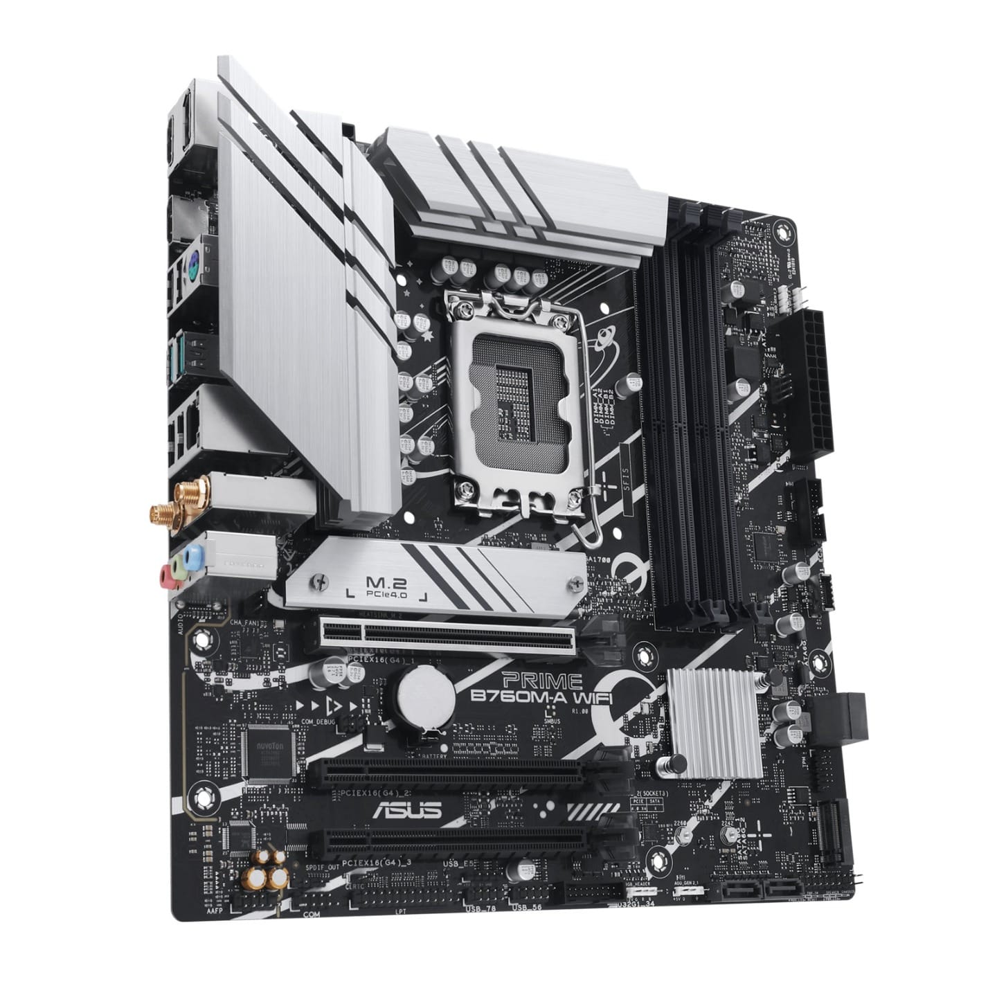 (Refurbished) Asus PRIME-B760M-A-WIFI LGA 1700 Micro-ATX Motherboard