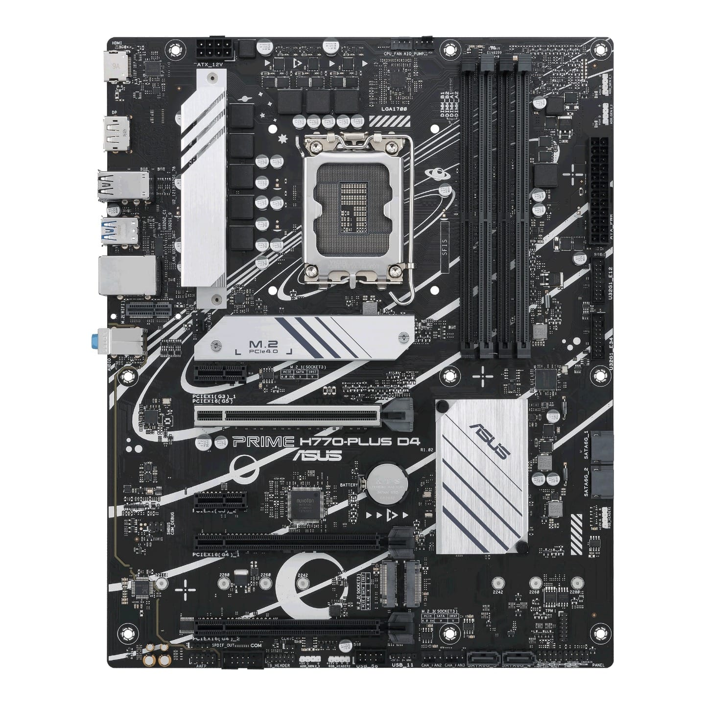 Asus PRIME H770-PLUS D4 LGA1700 ATX Motherboard