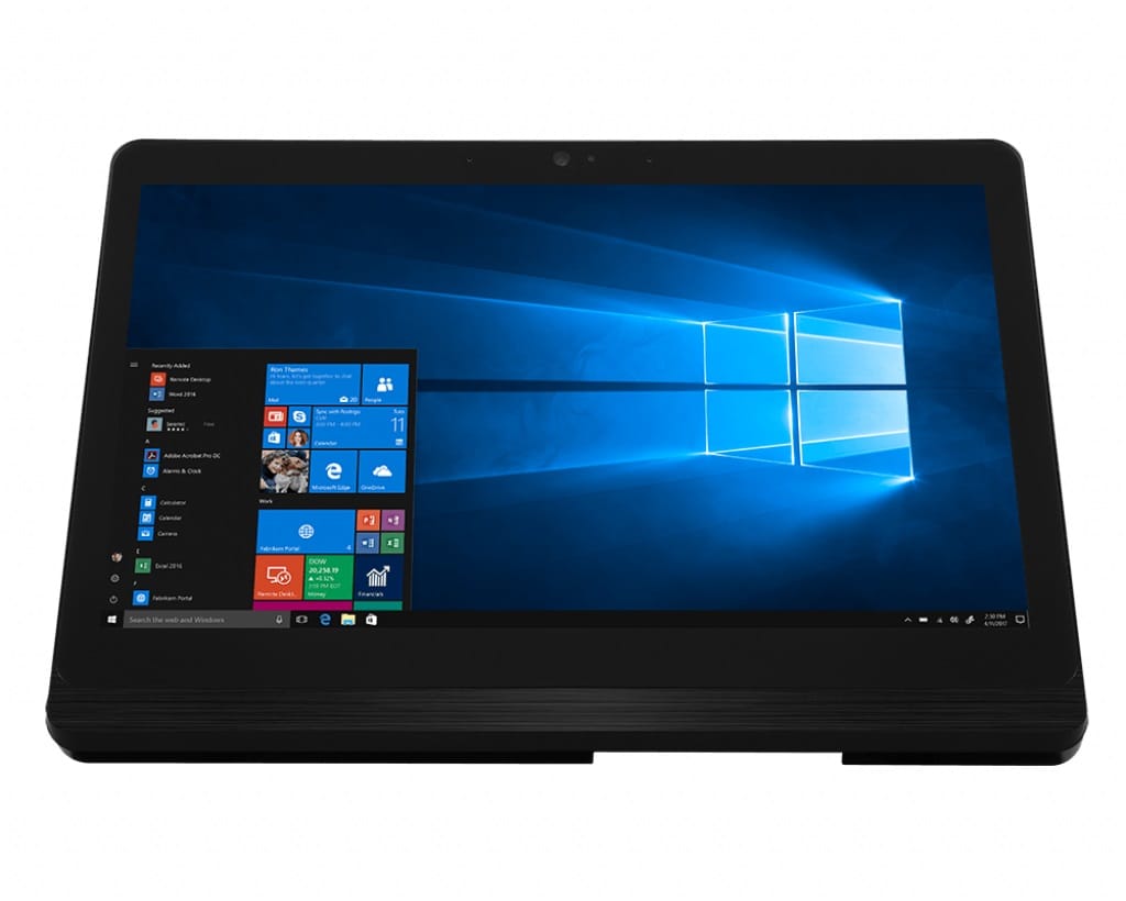 MSI Pro 16 Flex 8GL HD Touchscreen All-In-One PC, Celeron