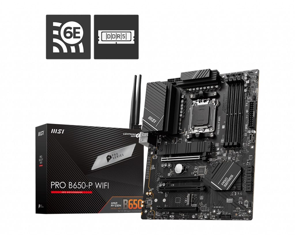 MSI PRO B650-P WiFi AM5 ATX Motherboard