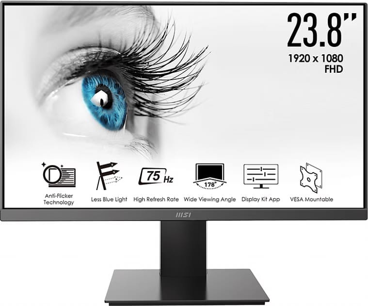 (Open Box) MSI Pro MP241X 23.8" FHD VA 75Hz Monitor