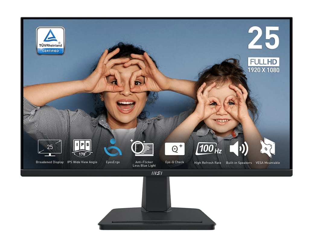 MSI MP251 24.5" IPS FHD 100Hz Business Monitor