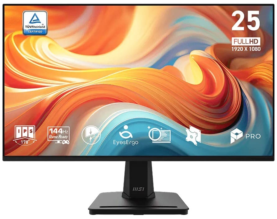 MSI PRO MP251 E14L  24.5" FHD IPS 1ms 144Hz Monitor