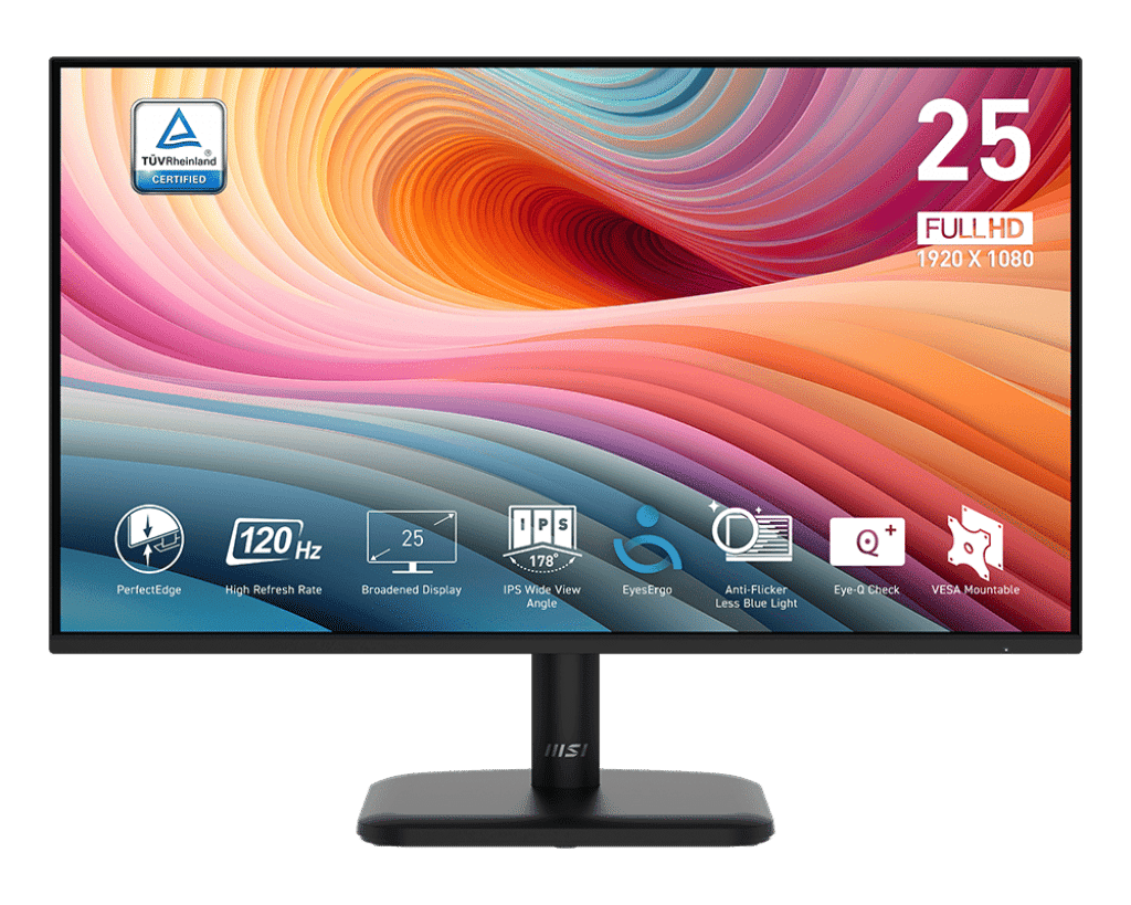 MSI PRO MP251L E2 24.5" IPS FHD 1ms 120Hz Monitor
