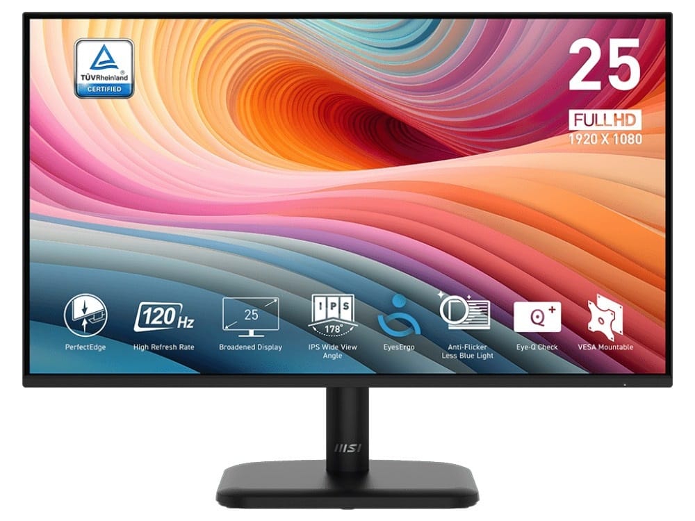 (Ex-Demo) MSI PRO MP251L E2 24.5" IPS FHD 1ms 120Hz Monitor