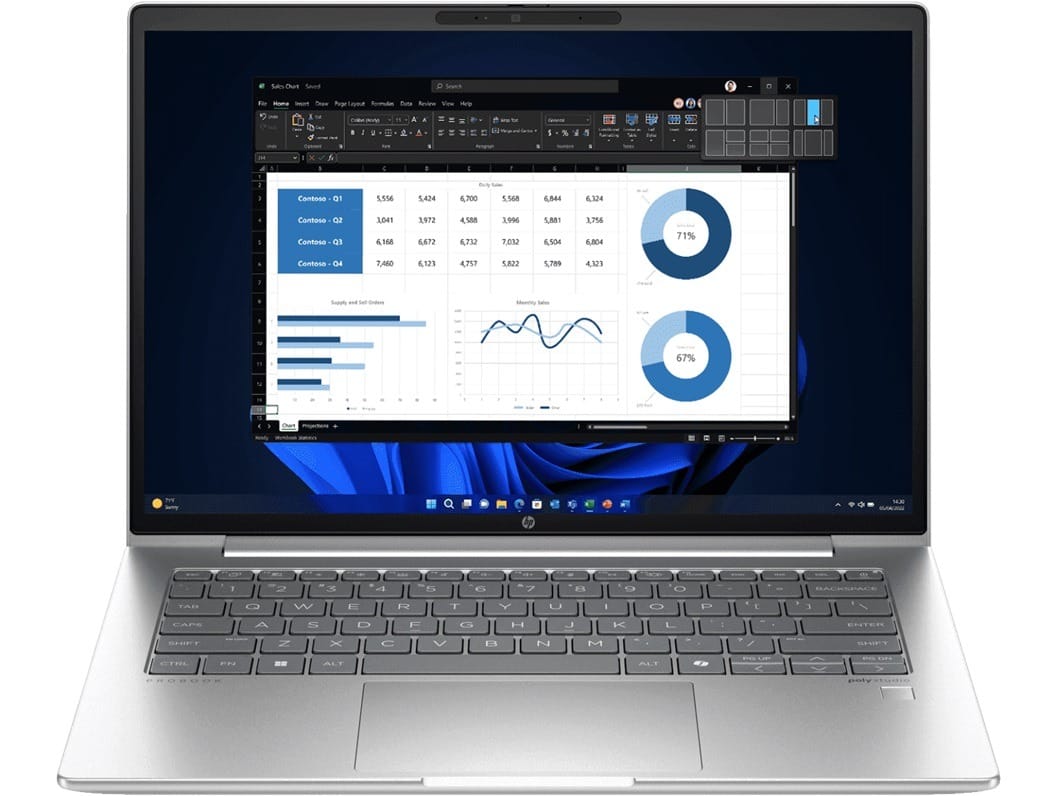 HP Probook 440 G11 14" WUXGA Laptop, Ultra 7-155U, 32GB RAM, 2TB SSD, Windows 11 Pro