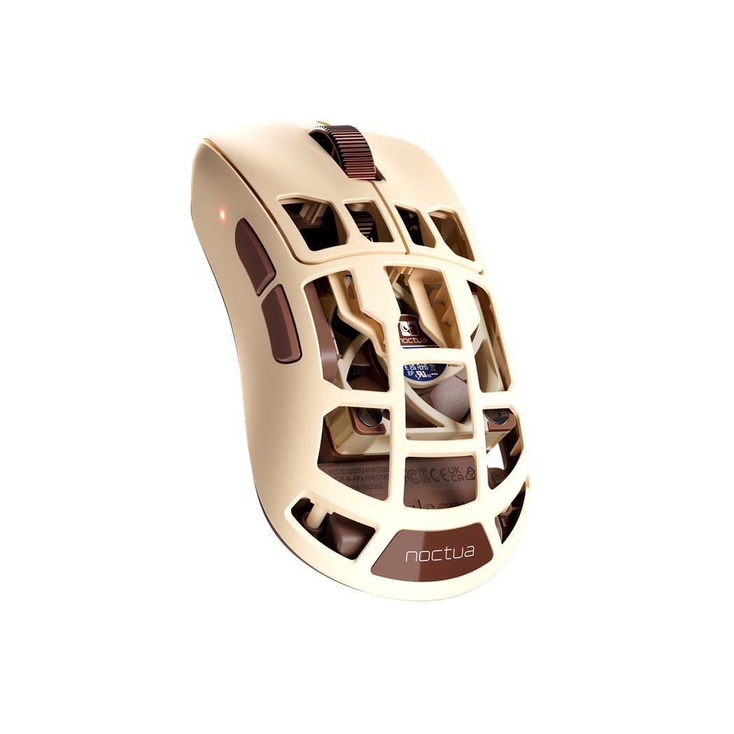 Pulsar x Noctua Feinmann F01 8K Wireless Fan-Cooled Gaming Mouse