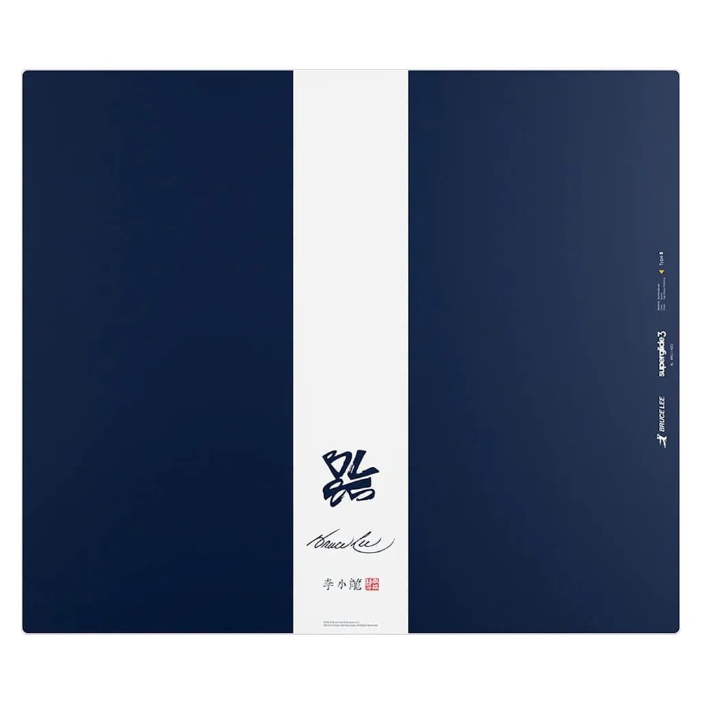 Pulsar Superglide v3 490x420x1.5mm XL Glass Mouse Pad Bruce Lee 85th Edition - Navy