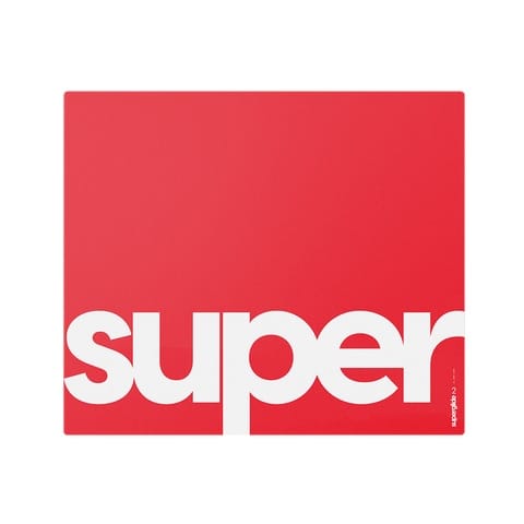 Pulsar Superglide v2 Glass 490x420x1.5mm XL Mouse Pad Red