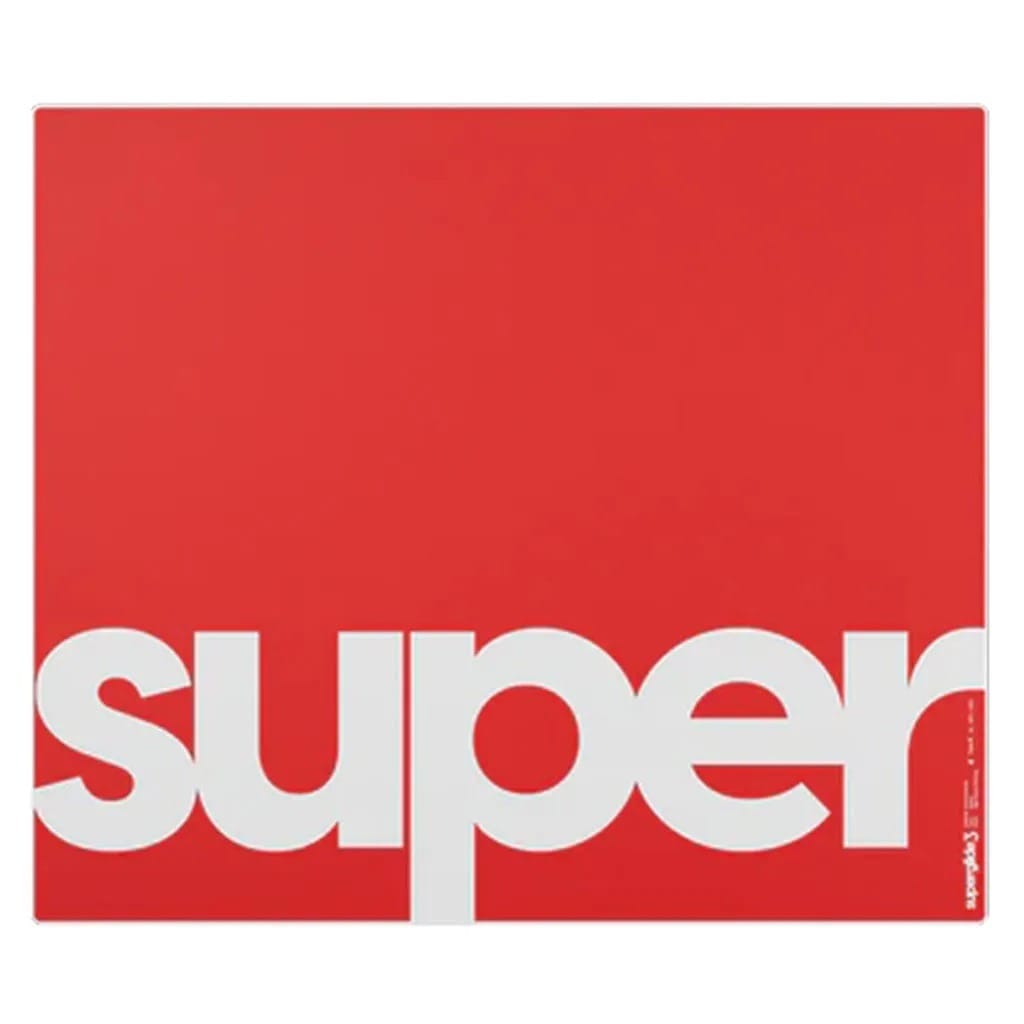 Pulsar Superglide v3 490x420x1.5mm XL Glass Mouse Pad Type S - Red