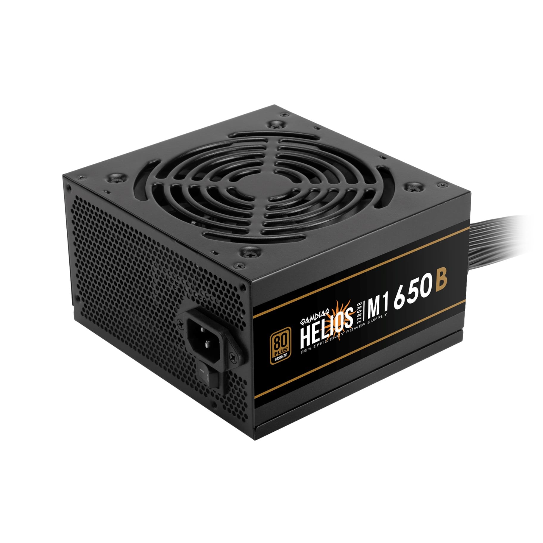 Gamdias HELIOS M1-650B 650W 80 Plus Bronze Computer Power Supply Unit with Flat Cable