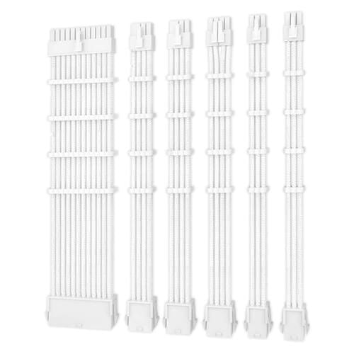 Antec Sleeved Extension PSU Cable Kit V2 - White
