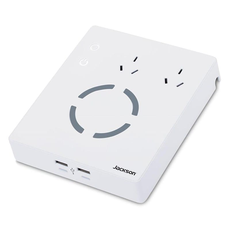 Jackson 2-Outlet Power Hub With USB 4-Ports And 10W Wireless Charging