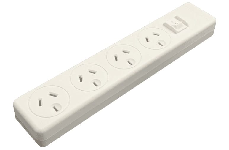 Jackson 4-Outlet Surge Protected Powerboard With 3m Lead