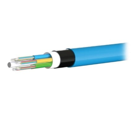 Serveredge 48-Core Loose Tube Gel Filled Single OS2 Fibre Optic Cable - Blue
