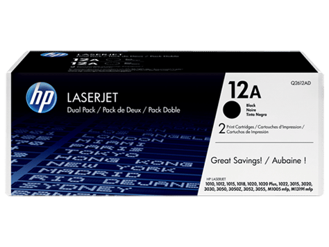 HP 12A Black Dual Toner Pack