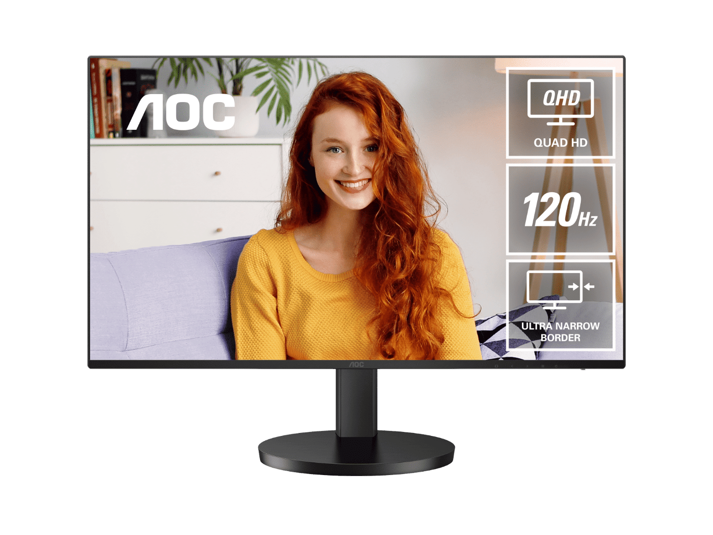 AOC Q27B3CF3 27" QHD IPS 1ms 120Hz Adaptive Sync Monitor